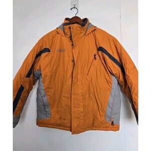 Vintage Columbia Jacket Mens XL Interchange Snow Orange Waterproof 90s Outdoor